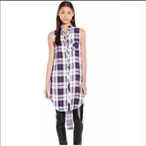 Rails Jordyn Sleeveless Plaid Duster
